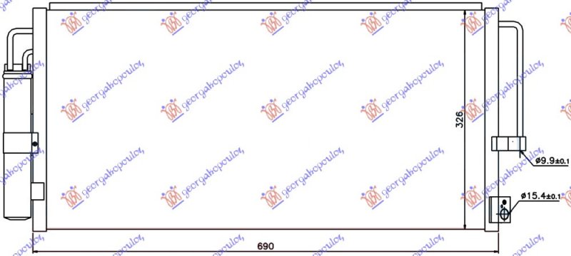 HLAD.KLIME 03-05 1.6-2.0-2.0T(69x32.5x1.