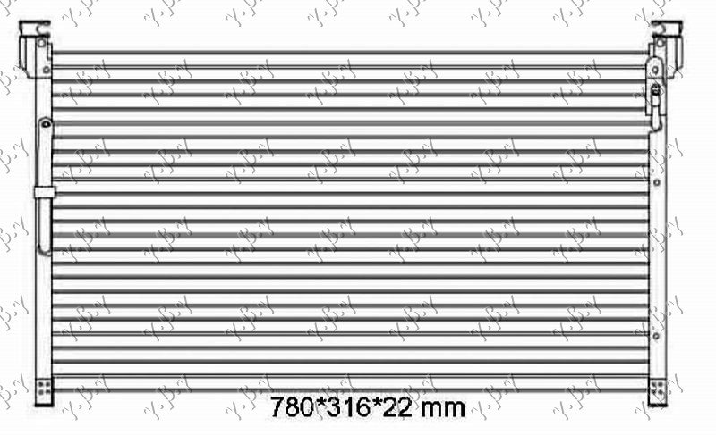 HLADNJAK KLIME 2.0i 16V (79x31)