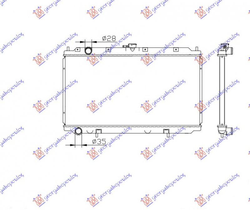 HLAD MOTORA 1.6-1.8i 16V (36x69.8)