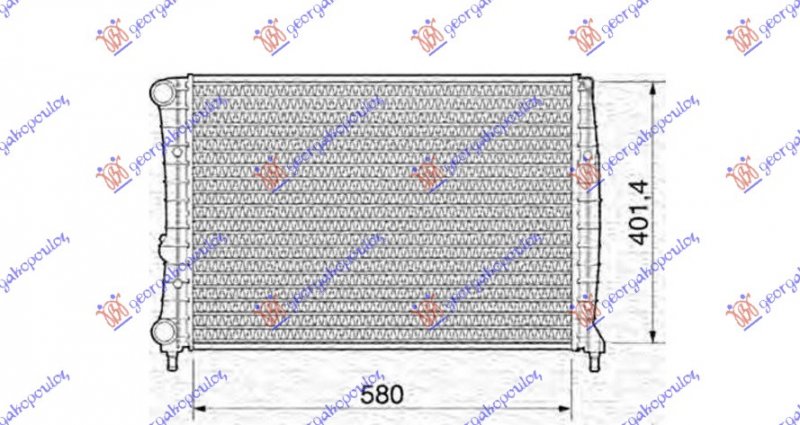 HLADNJAK 1.8-2.0 16V-2.0 JTS(58x40)BENZI