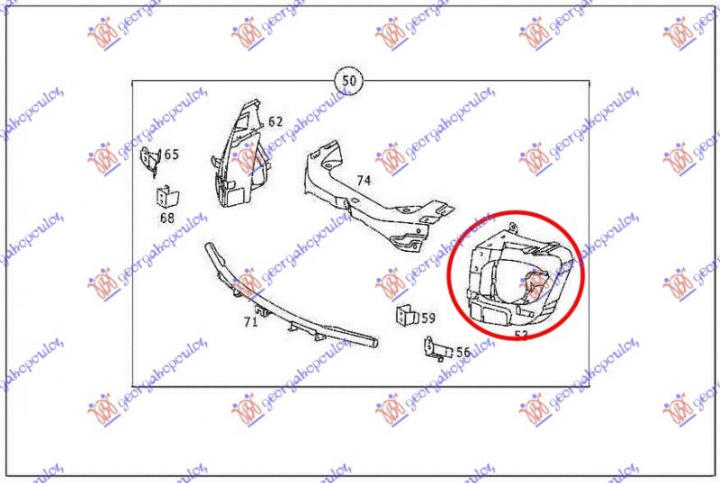 LIMENI OKVIR FARA METALNI 02-