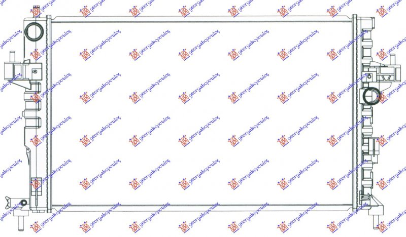 HLADNJAK MOTORA 1.7DI 1.7DTI (60x35) (VALEO)