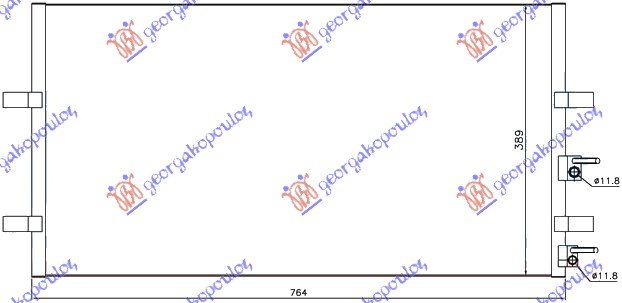 HLADNJAK KLIME BENZIN/DIZEL (722x388) (KOYO)