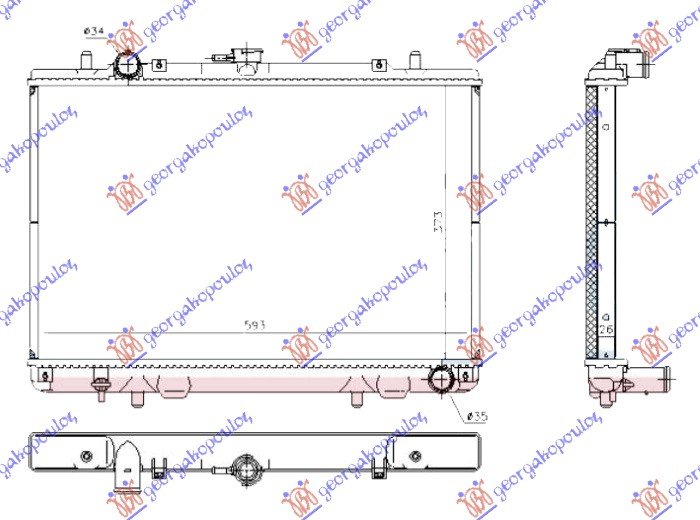 HLADNJAK MOTORA 2.0/2.4 BENZIN (MANUELNI) (373x593)