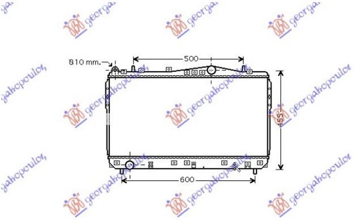HLADNJAK MOTORA 1.4/1.6/1.8i 16V 2.0 TDCi (70x37) (KOYO)