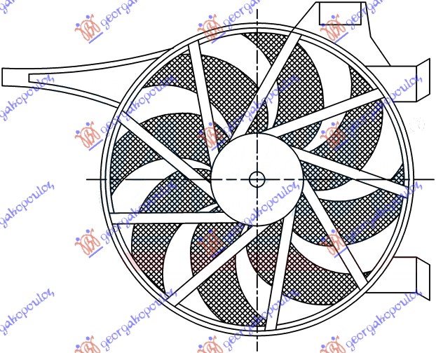 VENTILATOR KLIME 1.3-1.7 CDTi (180 WATT)