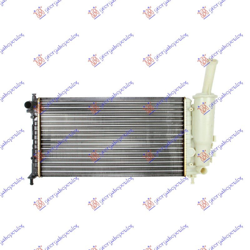 HLADNJAK MOTORA 1.2CC (MAN/AUTO) (+/-AC) (58x31.6) 01-03 (VALEO TIP) (NRF)