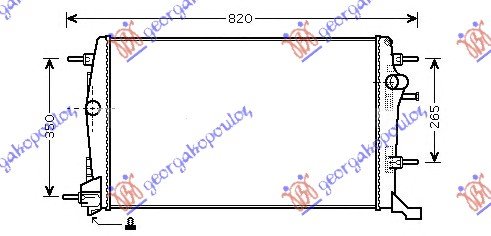 HLAD MOTORA 1.6-2.0 DCi +/- A/C(65x43x34