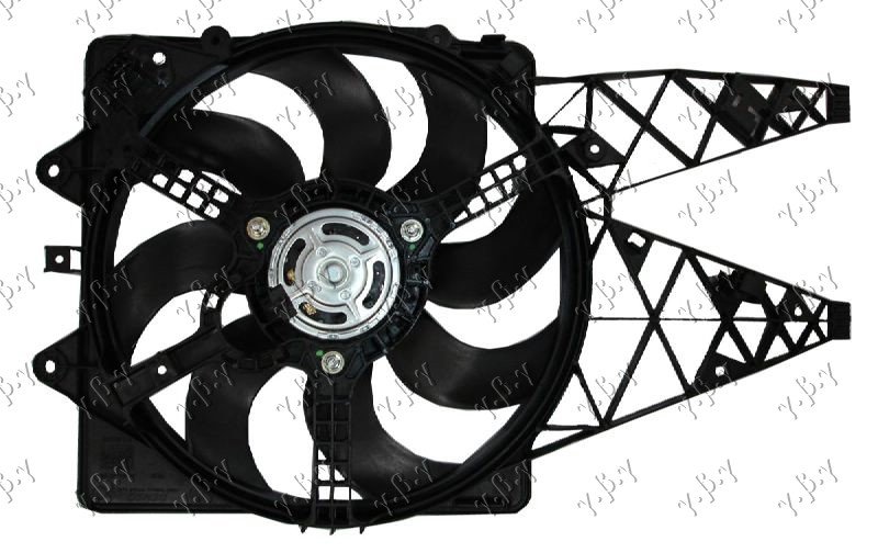 VENTILATOR KOMPLET 1.3DM-JET/1.4 ABARTH