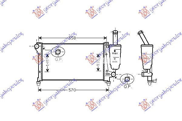 HLAD 1.1-1.2i 8V -A/C (51x31.7)SA POSUDO