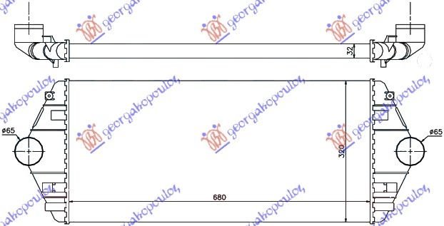 HLAD INTERC. BENZIN-DIZEL (680x322x34)