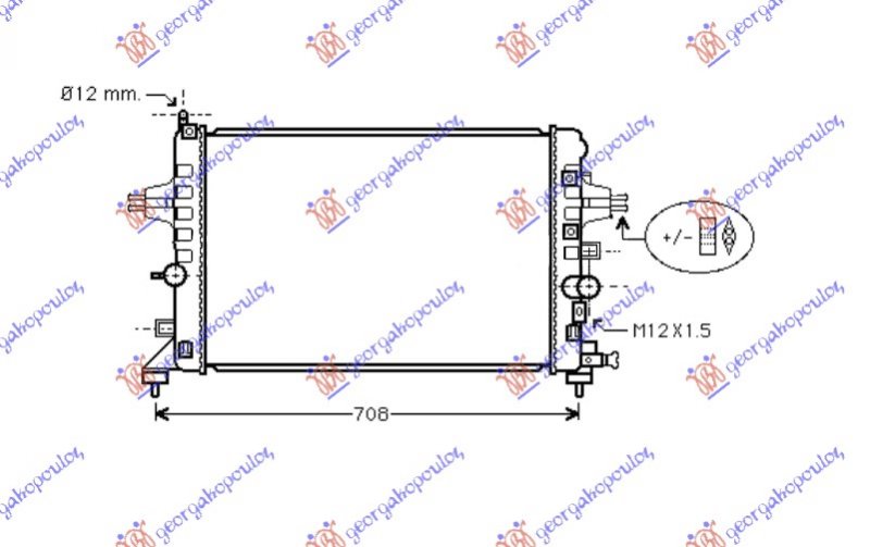 HLAD MOTORA 1.6CC 16V+/- A/C (60x37)