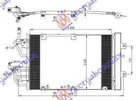 HLAD KLIME 1.3-1.7-1.9CDTi-2.0 OPC(49.5x