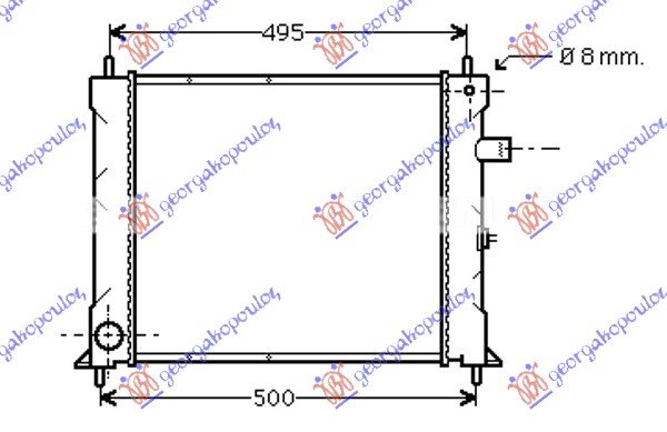 HLAD.MOTO. 1.4i 16v (43x40) NISS