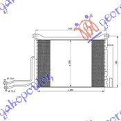 HLADNJAK KLIME 1.4 T.D (48x36x1.6)