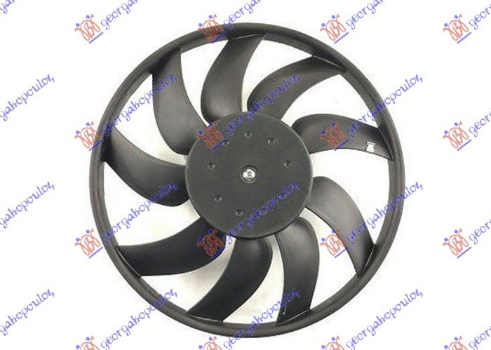 VENTILATOR (MOTOR+ELISA) (1.8-3.5 BENZIN - 2.2-3.0 CDI DIZEL) (320mm) (2 PIN)