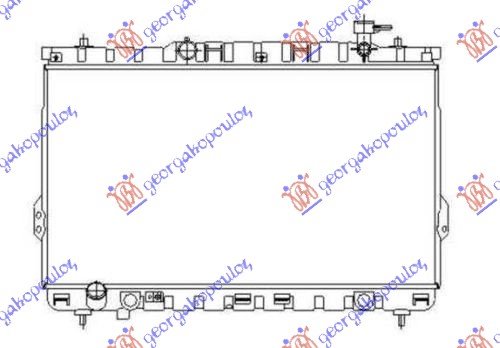 HLADNJAK MOTORA 2.0/2.4 BENZIN (MAN) (+/-AC) (720x400) (VALEO)