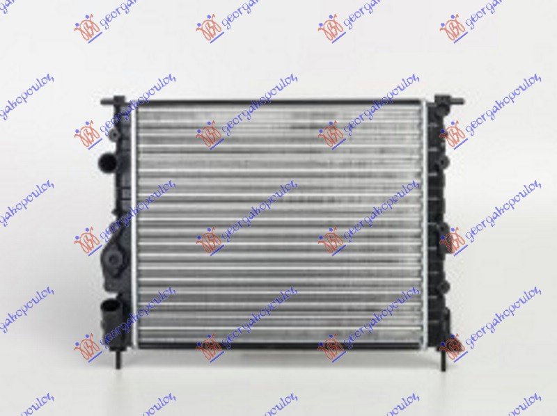 HLADNJAK MOTORA BENZIN/DIZEL (430x378) VENTIL I SRAF NA VENTILATORU (NISSENS)