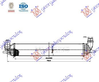 HLAD INTERC. 2.0i16V-2.0DCi(648x114x106)