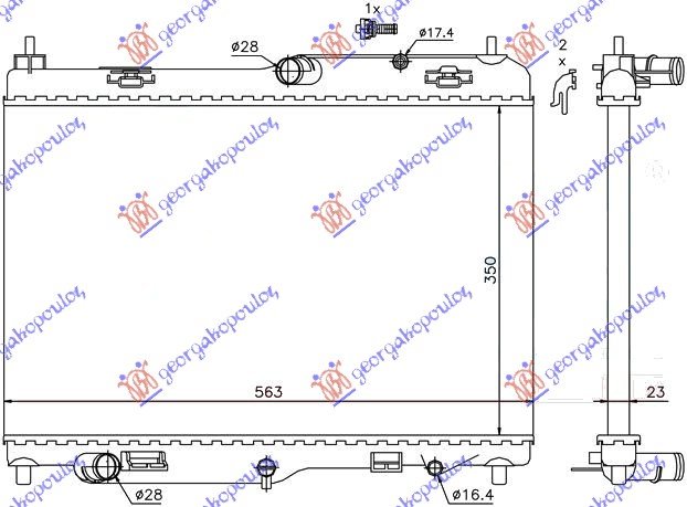 HLAD MOTORA 1.4 BENZ. AUTOMATIK(56x35.5)