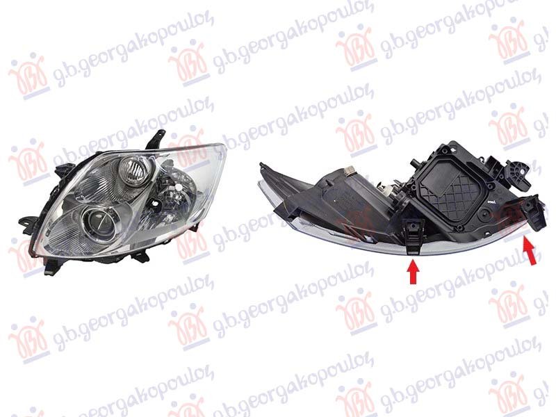 FAR ELEKTRICNI HROM (VALEO TIP) (SA MOTOROM) (TYC)