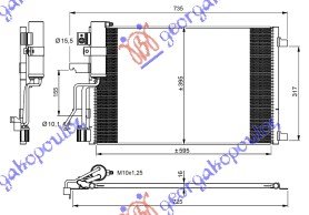 HLADNJAK KLIME 2.0DCi (61x39)