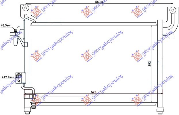 HLADNJAK A/C DIZEL (52.7x33.9x17)