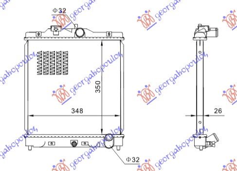 HLAD MOTORA 1.6 VTEC 150 PS (35x35x27)