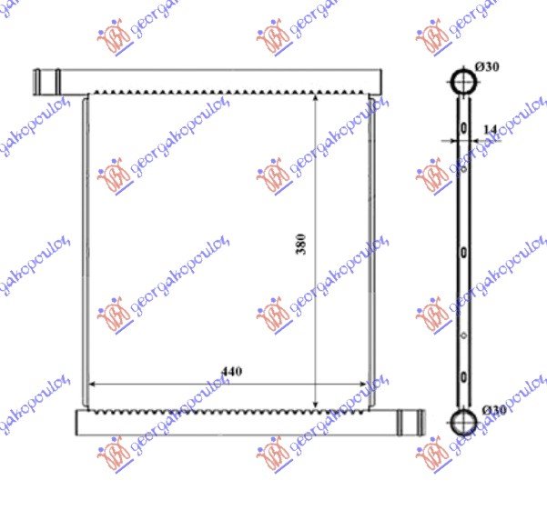 HLADNJAK ZA SVE MODELE (44x38)BEHR