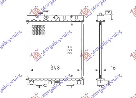 HLAD 1.0-1.3-1.4CC 16V +/- A/C(38x36.8)