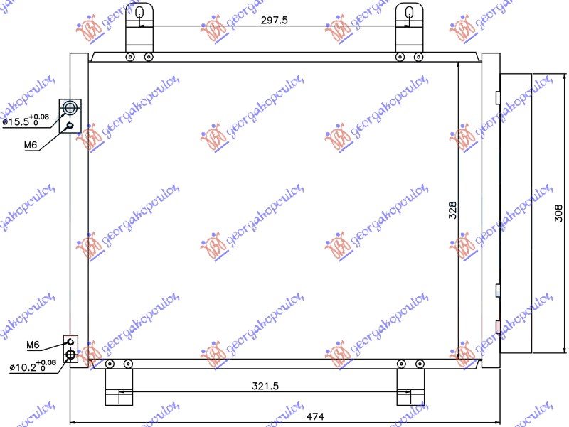 HLAD.KLIME 1.3 CDTi (474x510x16)