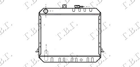 HLADNJAK MOTORA 2.4 DIZEL (40x53)