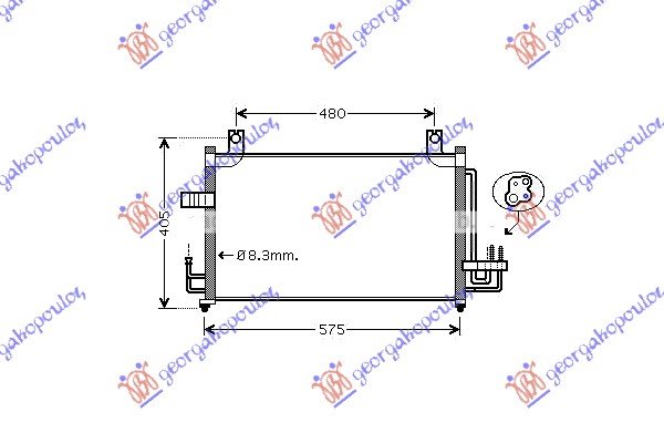 HLAD KLIME 1.8i 8V-1.5i 16(53.5x34.5x20)