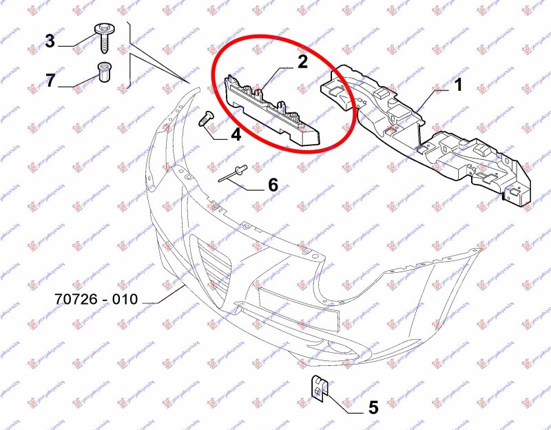 NOSAC PREDNJEG BRANIKA PLASTICAN