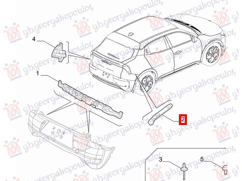 NOSAC ZADNJEG BRANIKA BOCNI PLASTICNI (O)