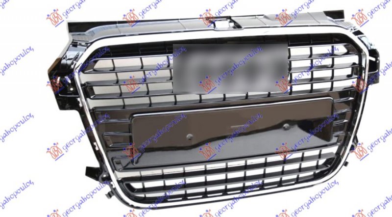 PVC MASKA SVETLO-CRNA (HROM LAJSNE) (HROM OKVIR) (S-LINE)