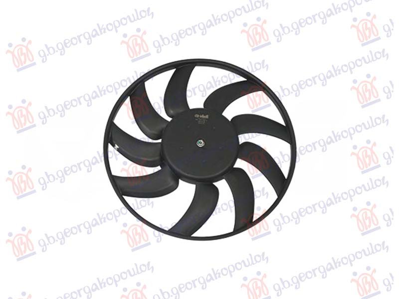 VENTILATOR BENZIN/DIZEL (MOTOR+ELISA) (LEVO) (380mm) (2 PIN)