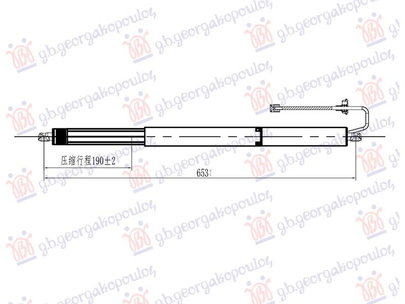 AMORTIZER GEPEK VRATA ELEKTRICNI