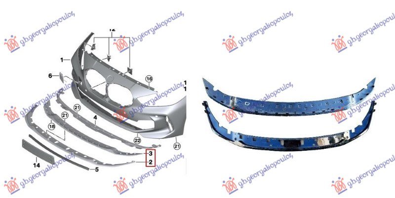 SPOJLER PREDNJEG BRANIKA (SET 2 KOM) (M-SPORT)