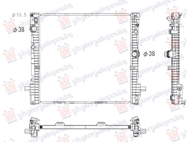 HLADNJAK MOTORA 2.0 BENZIN/HIBRID (615x605)