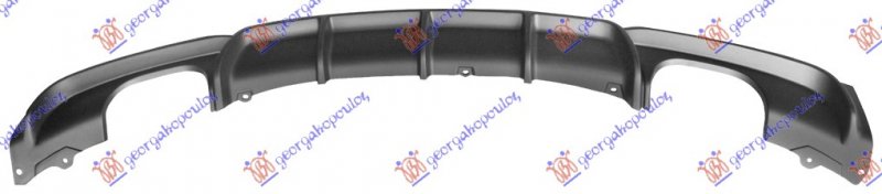 SPOJLER ZADNJEG BRANIKA (2 OTVORA ZA CEVI AUSPUHA) (M-STYLE)