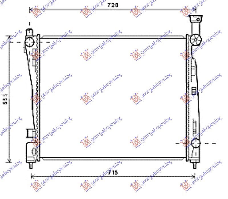 HLAD.MOT.3.6i 24V WT(63.7x51.5x16)AUT