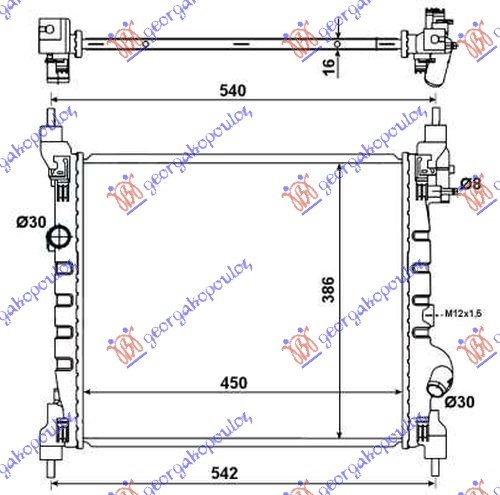 HLAD MOTORA 1.0-1.2i16V (45x39x17) (O)