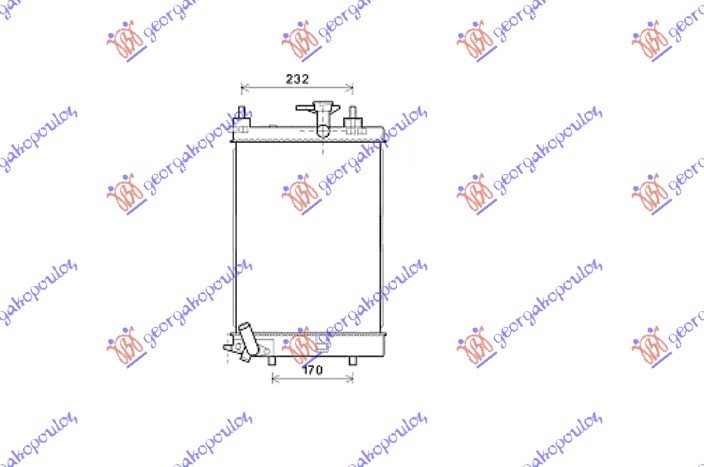 HLAD.MOTORA 1.0 12V(40x30x1.6)MANUAL