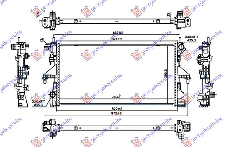 HLADNJAK 2.3 JTD+AC DIZ AUT-3.0 JTD+A/C