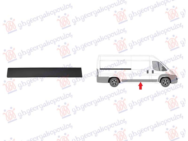 LAJSNA KLIZNIH VRATA CRNA (SREDNJA/DUGA SASIJA)