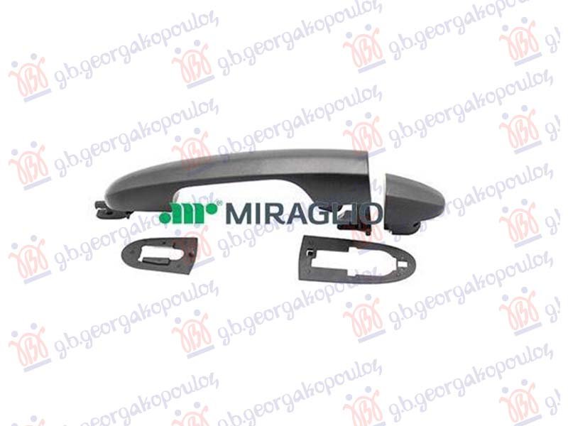 KVAKA PREDNJIH ( ZADNJIH LD) VRATA SPOLJASNJA CRNA