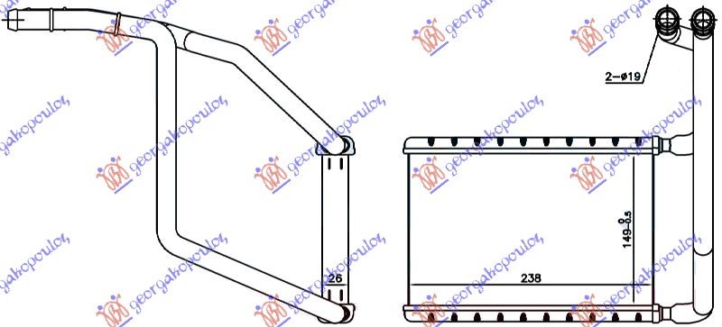 GREJAC KABI(B 2.0-2.2 TDCI+/-A/C(149x238