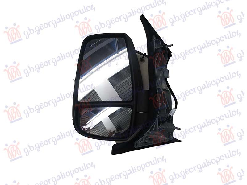 RETROVIZOR MEHANICKI KRATKI (ZUTI MIGAVAC) (KONVEKSNO STAKLO)