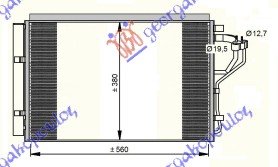 HLAD KLIME 1.4-1.6i-16V (55.5x38.5x17